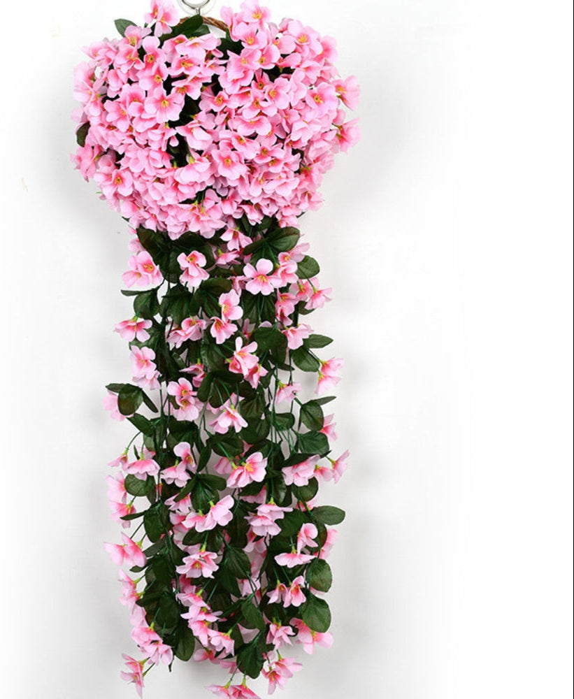 Livia Orchideeën Cascade Kunstbloemen Hangdecoratie 75 cm
