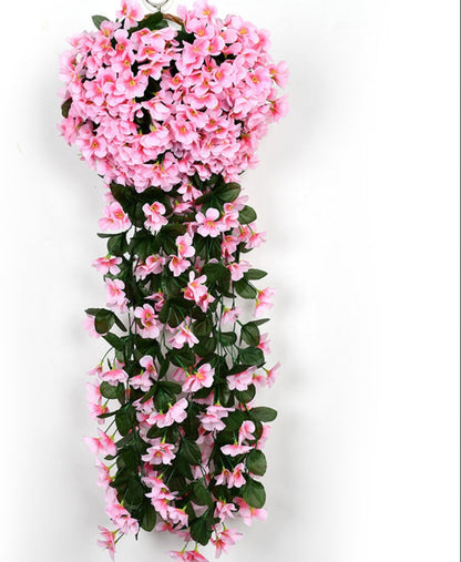Livia Orchideeën Cascade Kunstbloemen Hangdecoratie 75 cm
