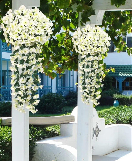 Livia Orchideeën Cascade Kunstbloemen Hangdecoratie 75 cm