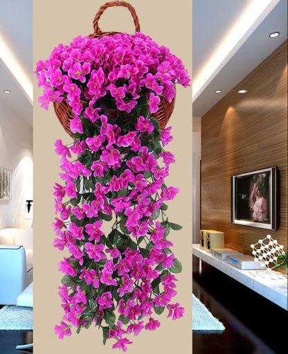Livia Orchideeën Cascade Kunstbloemen Hangdecoratie 75 cm