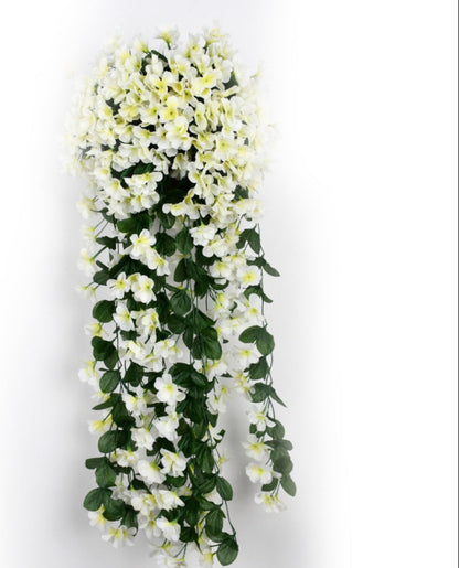 Livia Orchideeën Cascade Kunstbloemen Hangdecoratie 75 cm