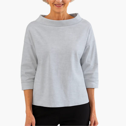 Dames Elegante Top met Staande Kraag – Perfect voor Dagelijks en Feestelijk Gebruik