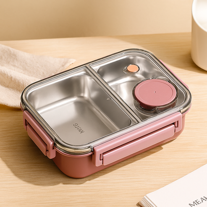 LunchMate Herbruikbare Lunchdoos – Compacte Brooddoos voor Onderweg