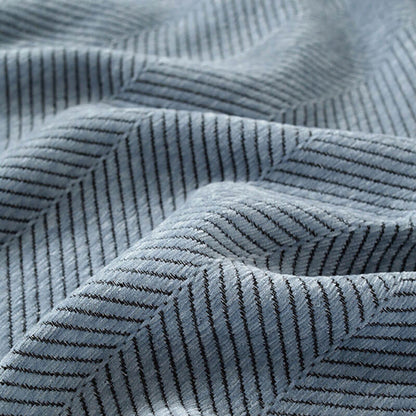 Chenille Deken Herringbone Franje Hoeslaken Gezellige Stijl