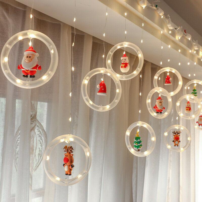 TwinkleJoy Kerstverlichting – LED-lampjeslijn met feestelijke figuren