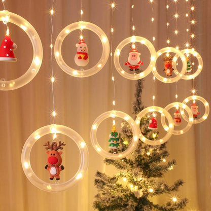 TwinkleJoy Kerstverlichting – LED-lampjeslijn met feestelijke figuren