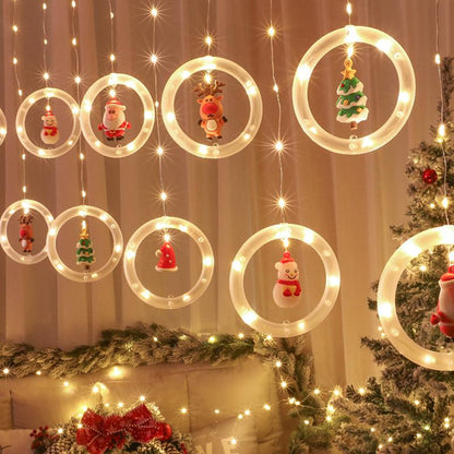 TwinkleJoy Kerstverlichting – LED-lampjeslijn met feestelijke figuren