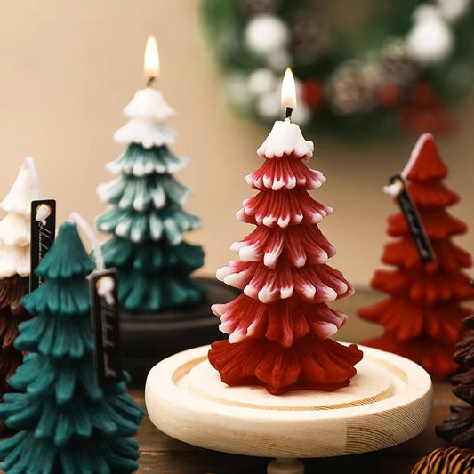 KerstGeur Dennenboom Geurkaars – Kerstdecoratie met Geschenkverpakking