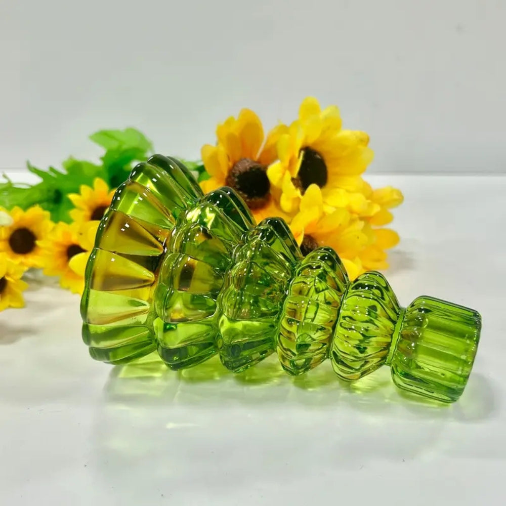 BoomGloed Glazen Kandelaren Set van 3 – Decoratieve Kandelaren