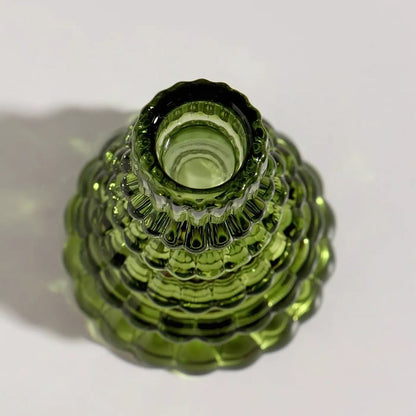 BoomGloed Glazen Kandelaren Set van 3 – Decoratieve Kandelaren