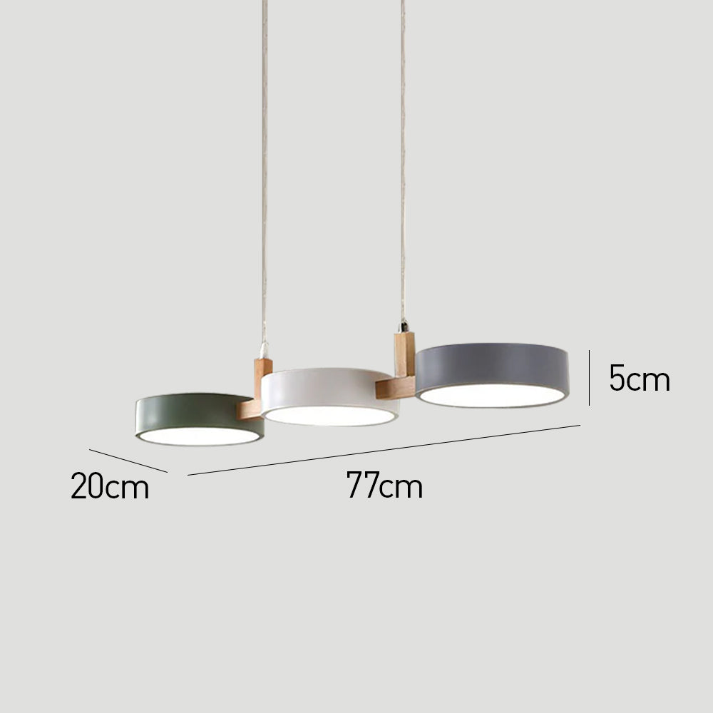 Scandinavische Cilinder Hanglamp 77 cm – Moderne LED Verlichting