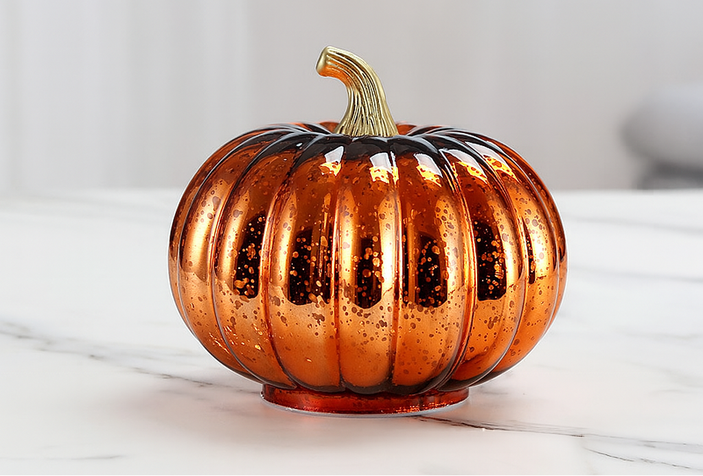 Lunavera Glazen Pompoen LED Decoratie Set voor Halloween