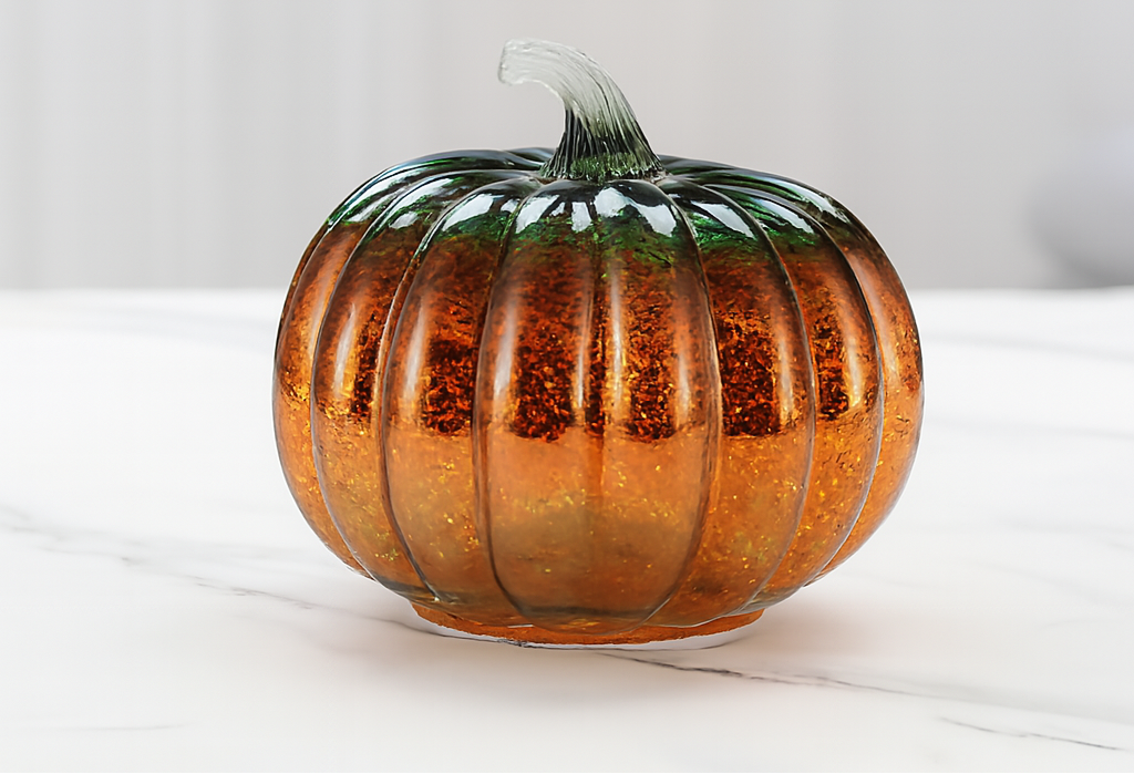 Lunavera Glazen Pompoen LED Decoratie Set voor Halloween