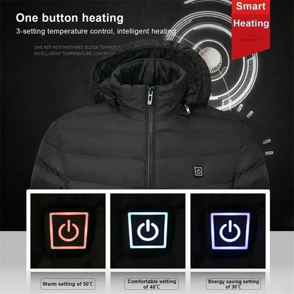 Verwarmde Winterjas Unisex met Accuverwarming – Warme Pufferjas