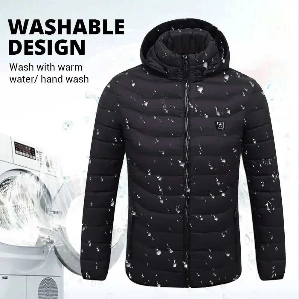 Verwarmde Winterjas Unisex met Accuverwarming – Warme Pufferjas