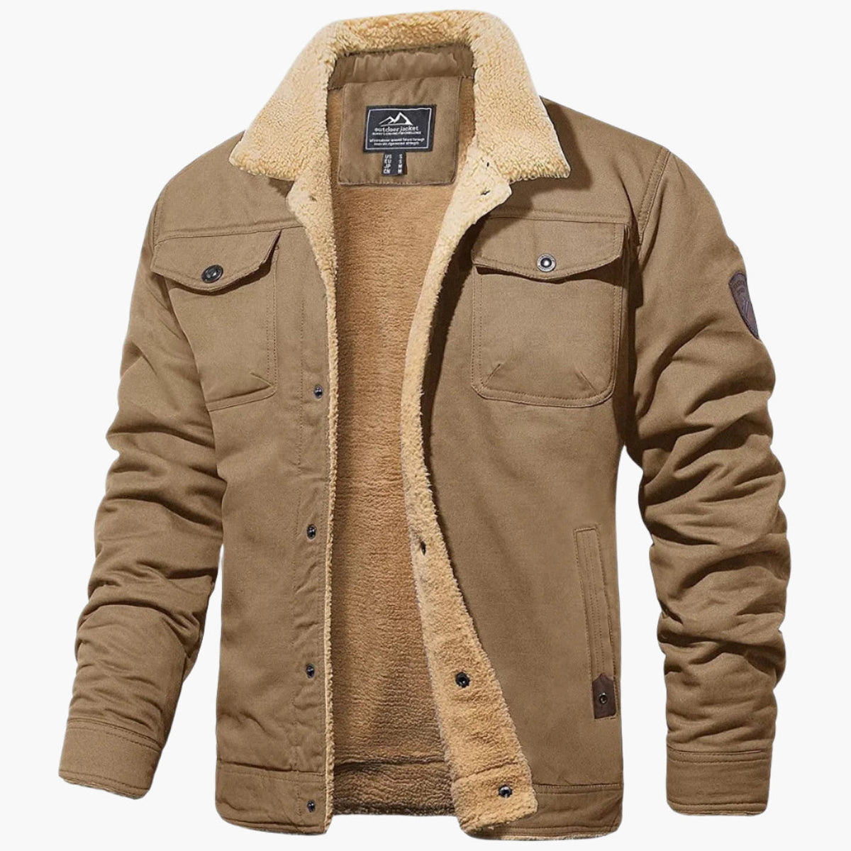 Heren Bomberjack Vintage Winter – Warme en Stijlvolle Casual Jas