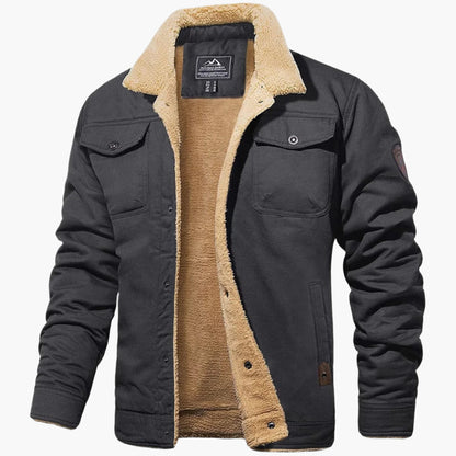 Heren Bomberjack Vintage Winter – Warme en Stijlvolle Casual Jas