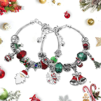 Kerstcharme – Adventskalender met 22 bedeltjes en 2 armbanden