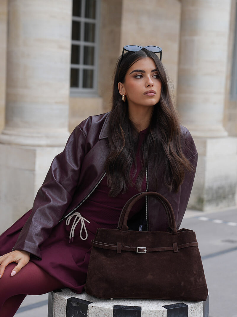 Livia | Luxe Suède Dameshandtas Ruim en Elegant voor Elke Dag