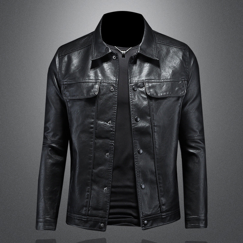 Heren Leren Jas Ravello – Klassiek Jack met Zakdetails