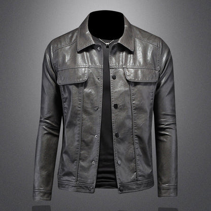 Heren Leren Jas Ravello – Klassiek Jack met Zakdetails