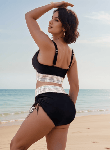 ShapeLuna Dames Bikini met Hoge Taille en Shaping-effect