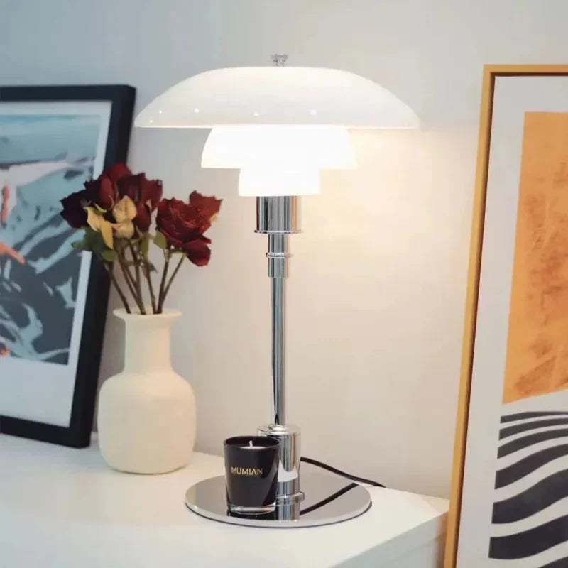 LumeSphere – Tafellamp van glas met dimbare LED
