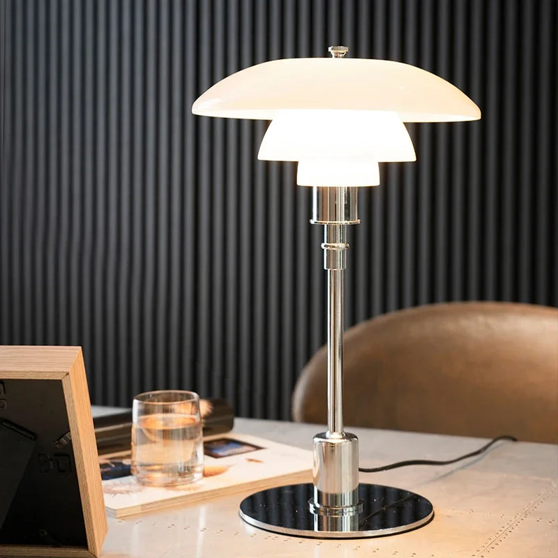 LumeSphere – Tafellamp van glas met dimbare LED