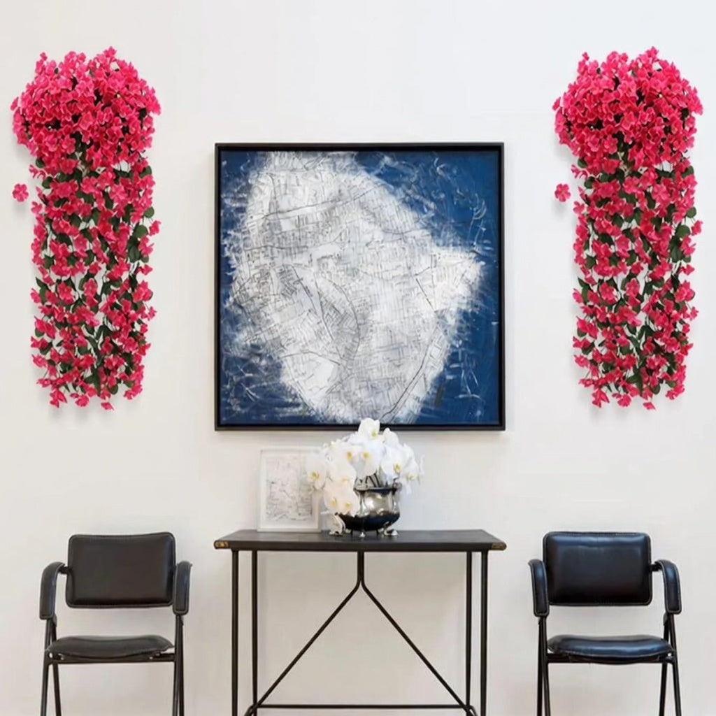 Livia Orchideeën Cascade Kunstbloemen Hangdecoratie 75 cm