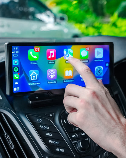 Draadloos Autodisplay met Navigatie en Handsfree Bediening