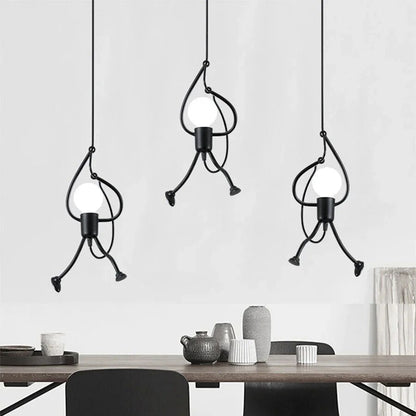 Retro Held Plafondlamp met LED Verlichting voor Kinderkamer