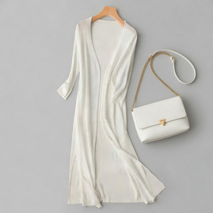 Valnera lang dames vest elegant lichtgewicht comfortabel model