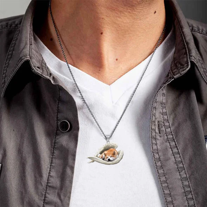 Slaapvriend Hond Hangketting Acryl Cadeau Dierenliefde