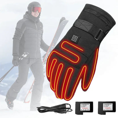 Warmtekracht Verwarmde Handschoenen – Waterdicht met 3 Warmtestanden