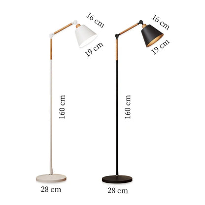 Nordlume Scandinavische vloerlamp – verstelbare staande lamp voor thuis