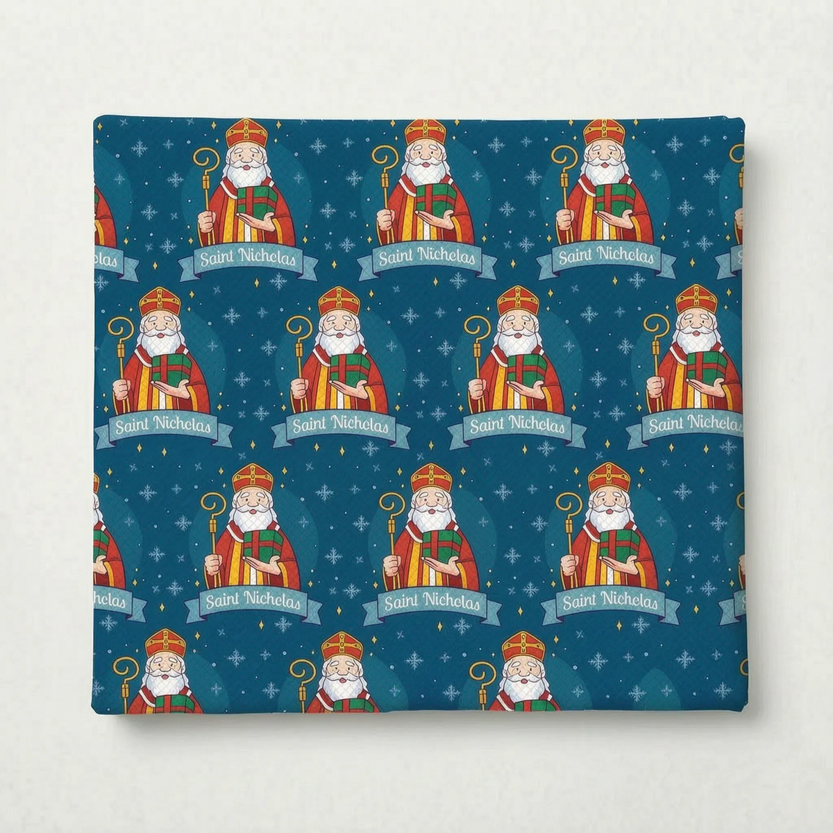 Sintnaaiwerk – Feestelijke Sinterklaas Naaistof 50 × 145 cm