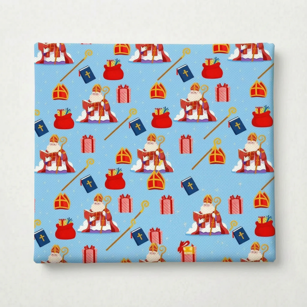 Sintnaaiwerk – Feestelijke Sinterklaas Naaistof 50 × 145 cm