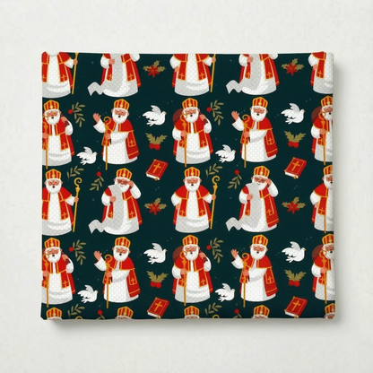 Sintnaaiwerk – Feestelijke Sinterklaas Naaistof 50 × 145 cm