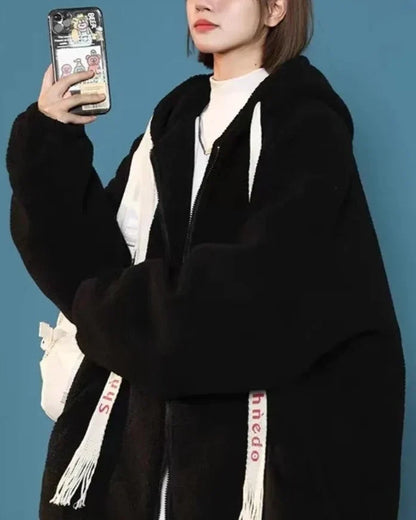 Fleecezacht Damesvest Oversized met Ritssluiting en Warme Fleece