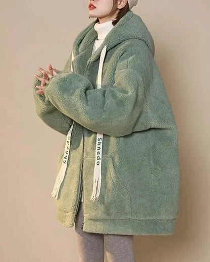 Fleecezacht Damesvest Oversized met Ritssluiting en Warme Fleece