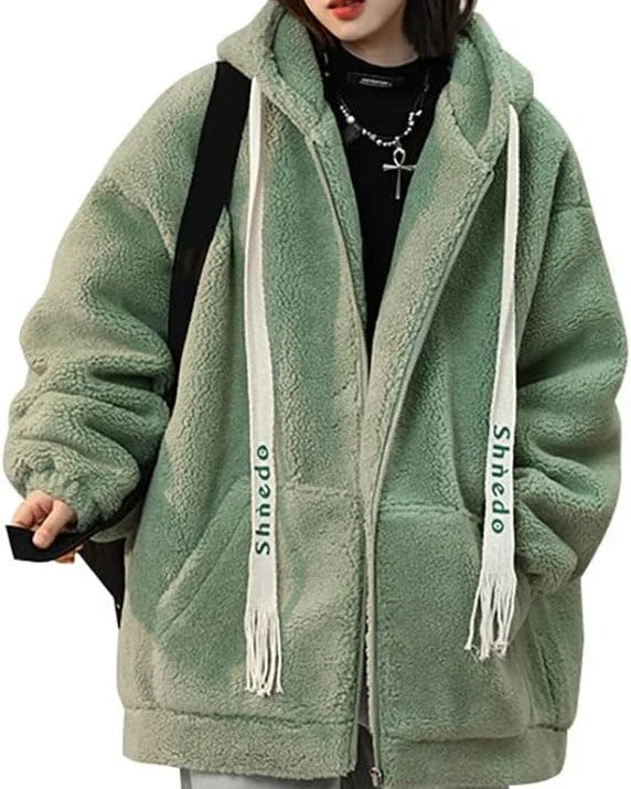 Fleecezacht Damesvest Oversized met Ritssluiting en Warme Fleece
