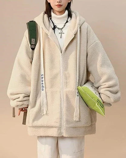 Fleecezacht Damesvest Oversized met Ritssluiting en Warme Fleece