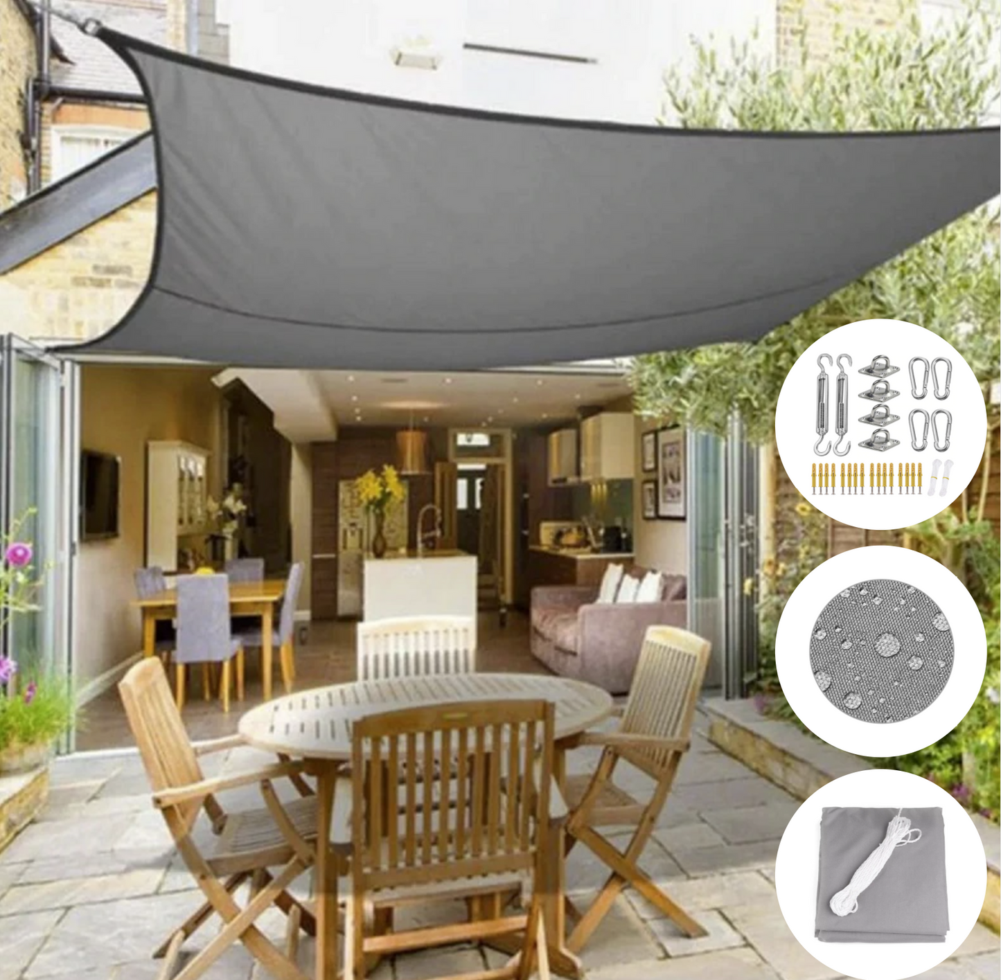 Zonwerend Schaduwdoek Zonafdekking – UV Bescherming voor Tuin