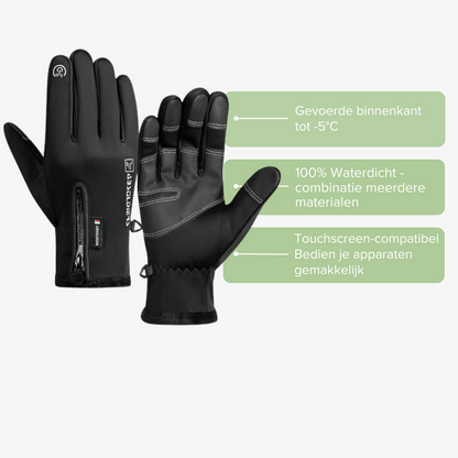 Winterhandschoenen Kouvast met Touchscreenfunctie en Antislipgrip