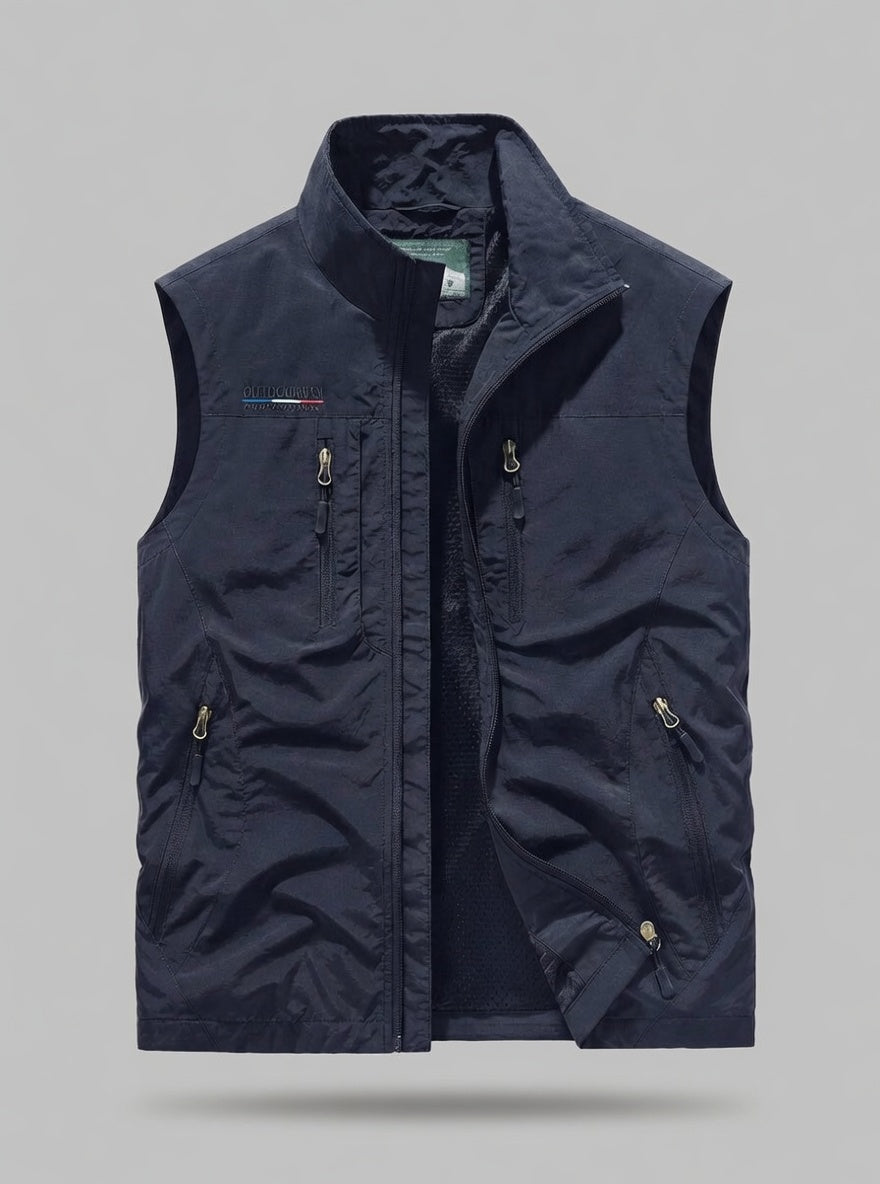 Ravento heren bodywarmer met zakken outdoor mouwloos vest