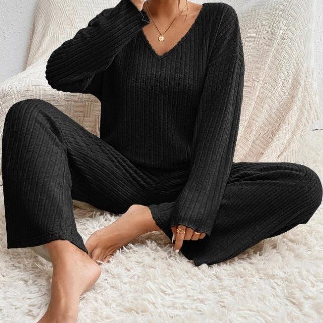 Sorelle Dames Gebreide Set – Warme Trui en Broek