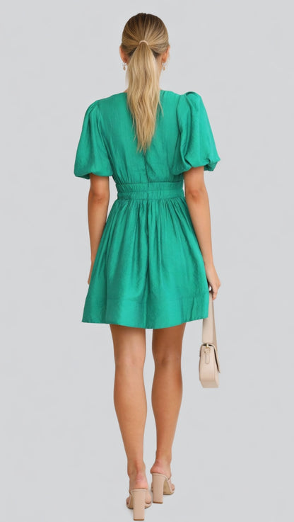 Dames Mini Jurk met Luchtige Pasvorm en Zomerse Stijl