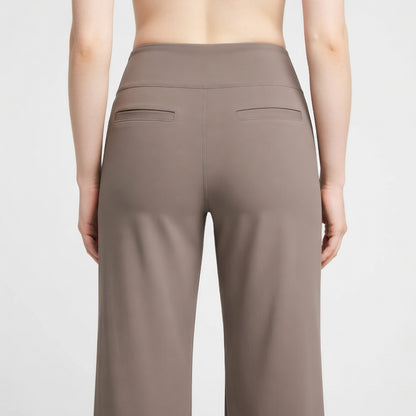 ComfortStretch Damesbroek – Hoge Taille Elastische Comfort Fit Broek