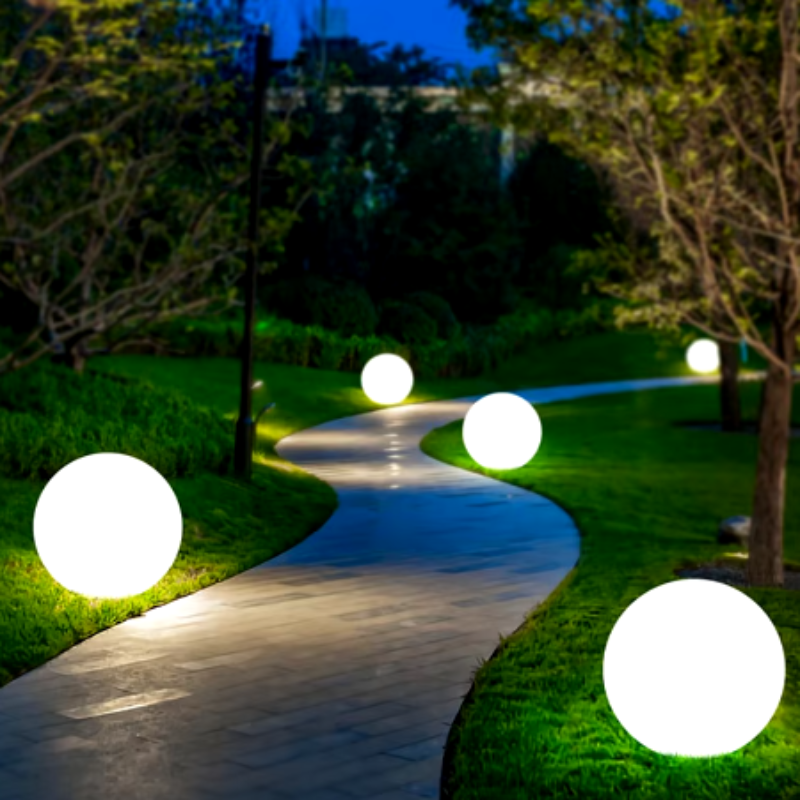 Kleurgloed | Waterdichte Solar Tuinballen met RGB LED