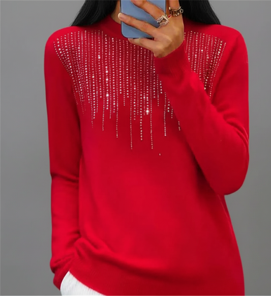 Liora Semi-Coltrui met Subtiele Pailletten – Elegante Damestrui